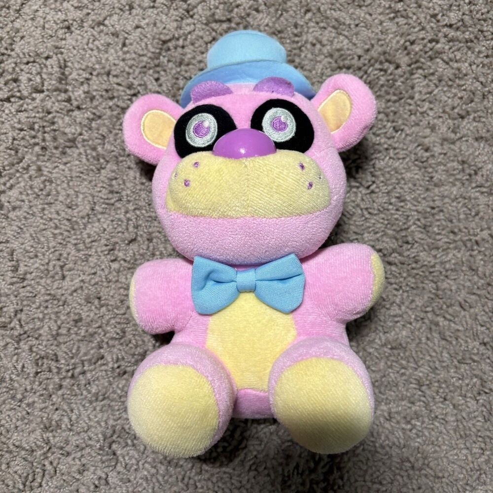 Funko Five Nights at Freddy’s Blacklight Freddy Plush Pink Yellow 6" FNAF